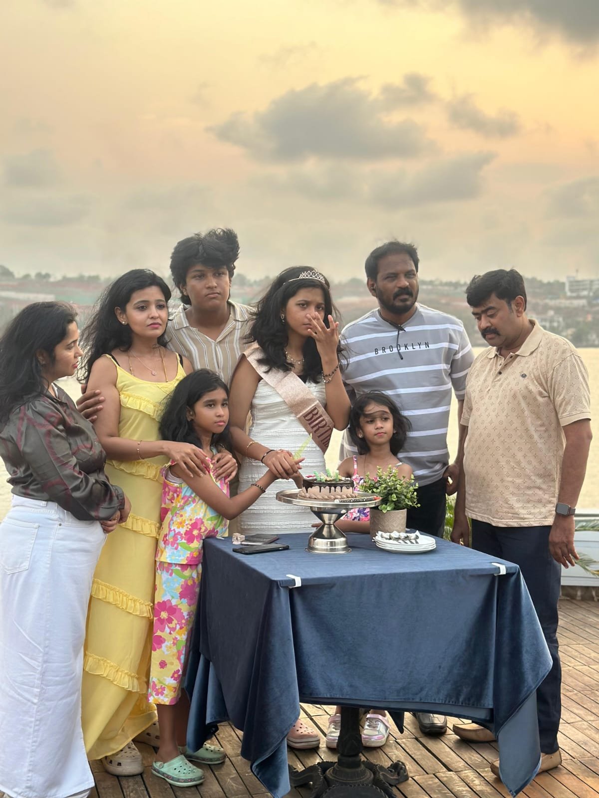 Birthday party celebration on a boat in Goa